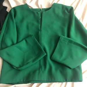 Green blouse